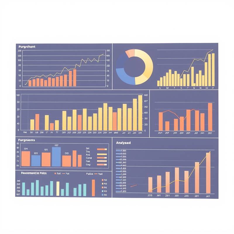 Graphs and charts representing business data analysis, indicating a Business Analytics course.